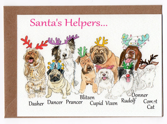 - Christmas Card - Santa's Helpers...